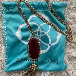 Kendra Scott Necklace: Rayne Long Pendant